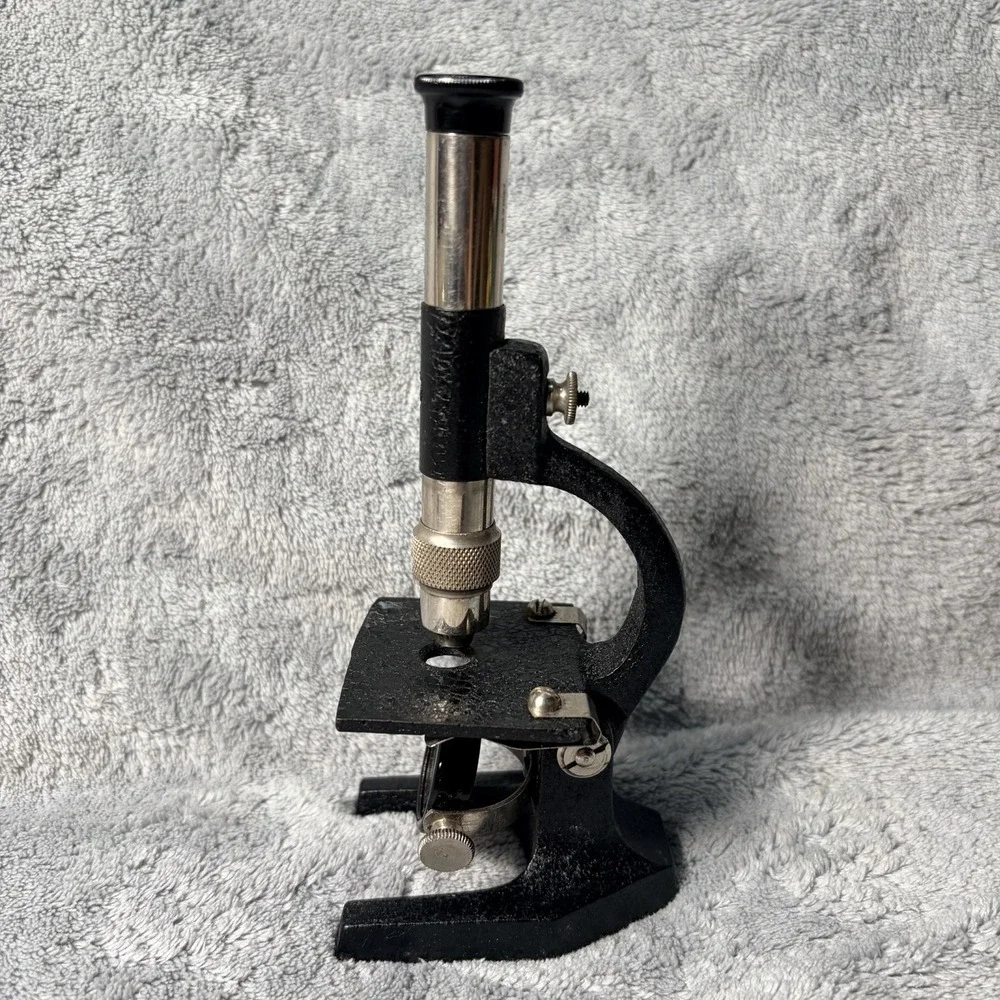 Vintage Microscope. Made in France, 6 Inches Tall By 3 Inches Wide
